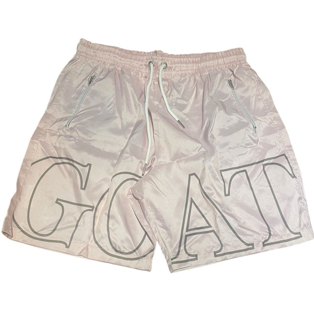 Pink “GOAT” Logo Shorts NWT XXL